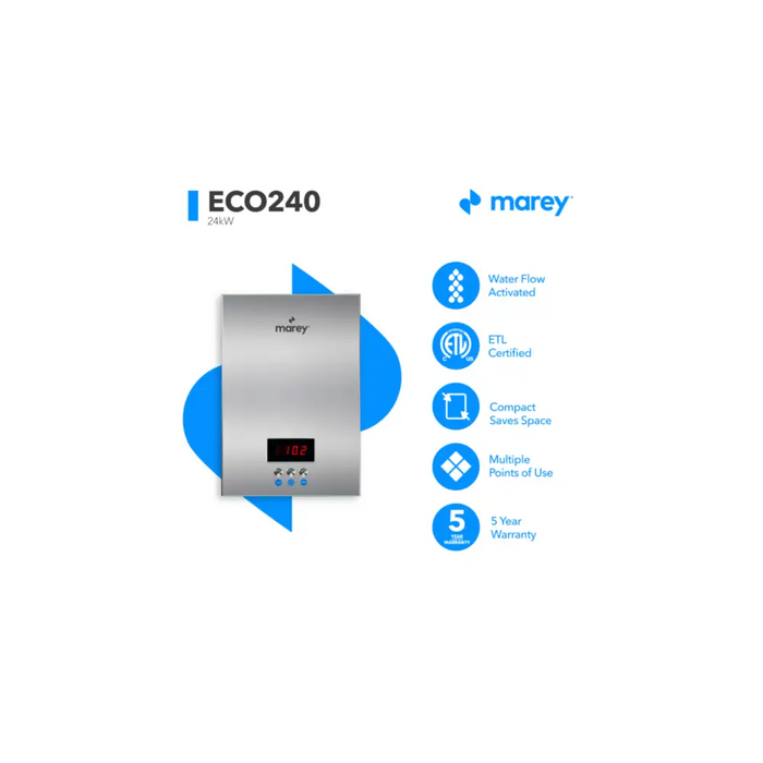 Marey Tankless Electric Water Heater Overview