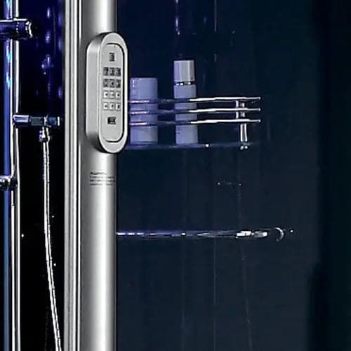 Black Siena Steam Shower - Left Position - Bathroom Products