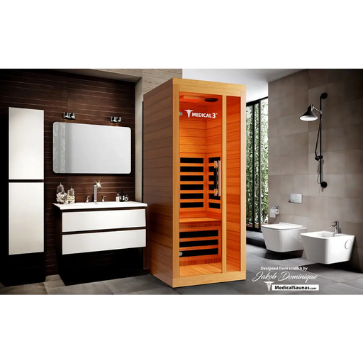 Medical Sauna 3 Infrared Sauna Bathroom