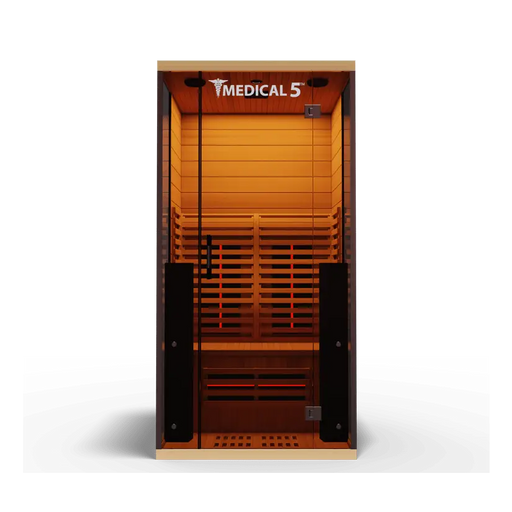 Medical Sauna 5 Ultra Redlight Full Spectrum Sauna Front View