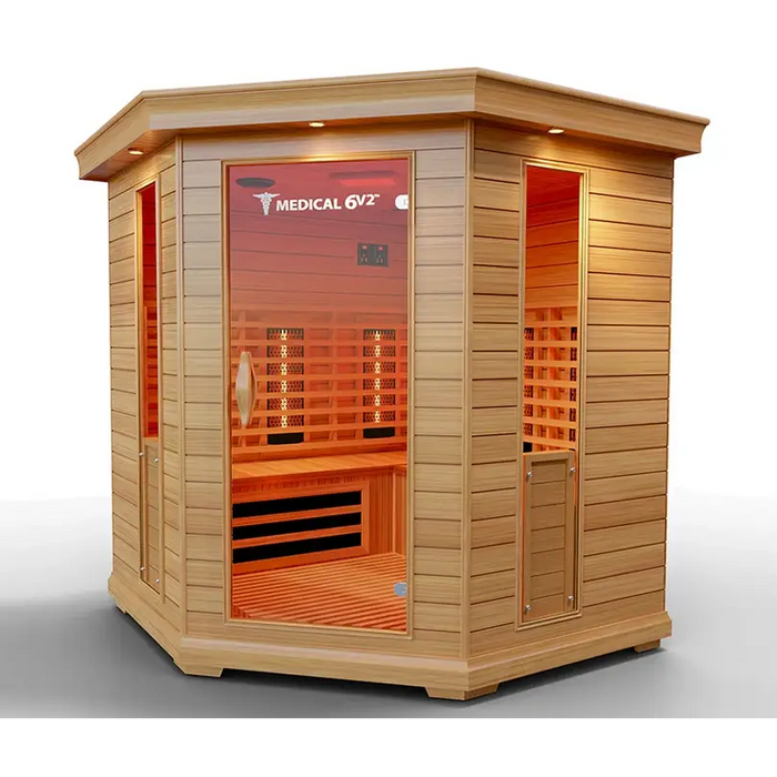 Medical Sauna 6 Plus Version 2.0 Infrared Sauna Right View