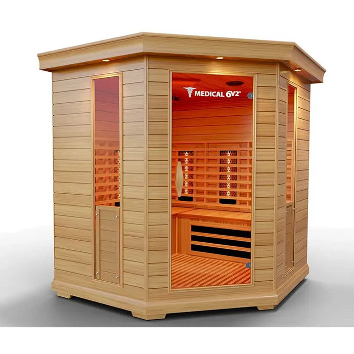 Medical Sauna 6 Plus Version 2.0 Infrared Sauna Middle View