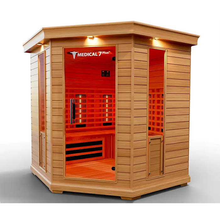 Medical Sauna 7 Plus Infrared Sauna Whole Side View