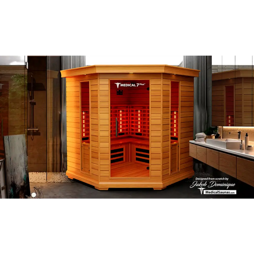 Medical Sauna 7 Plus Infrared Sauna Bathroom 