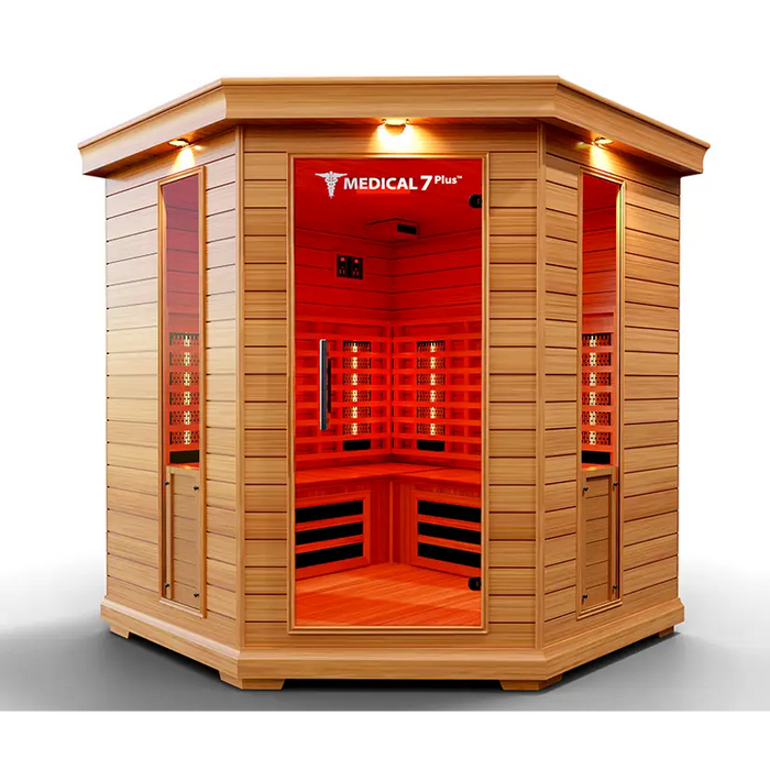 Medical Sauna 7 Plus Infrared Sauna Front View