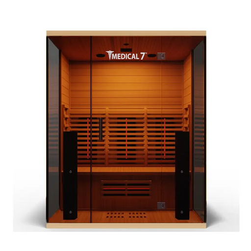 Medical Sauna 7 Ultra Redlight Full Spectrum Sauna Front View