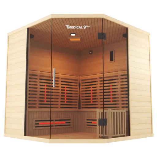 Medical Sauna 9 Plus Hybrid Indoor Sauna Front View