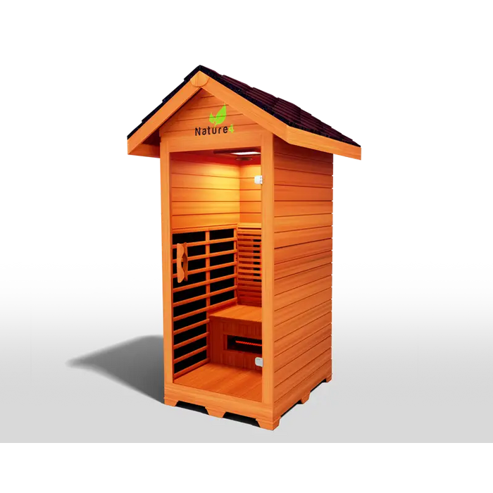 Medical Sauna Nature 4 Infrared Outdoor Sauna Side View