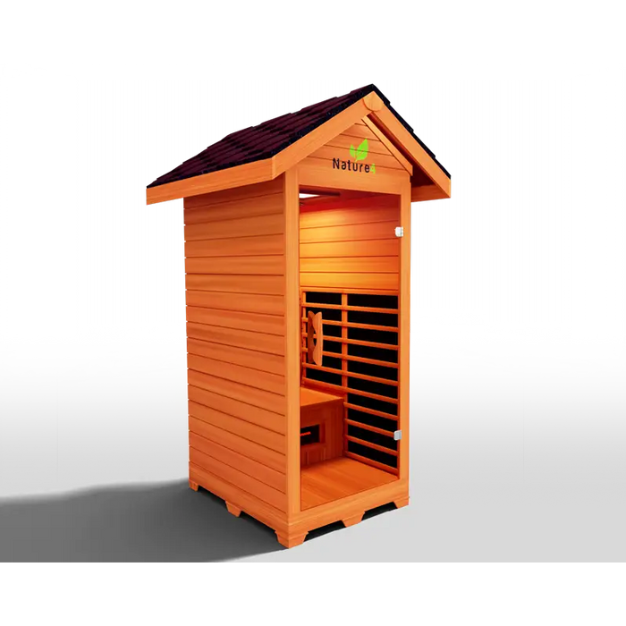 Medical Sauna Nature 4 Infrared Outdoor Sauna Left View