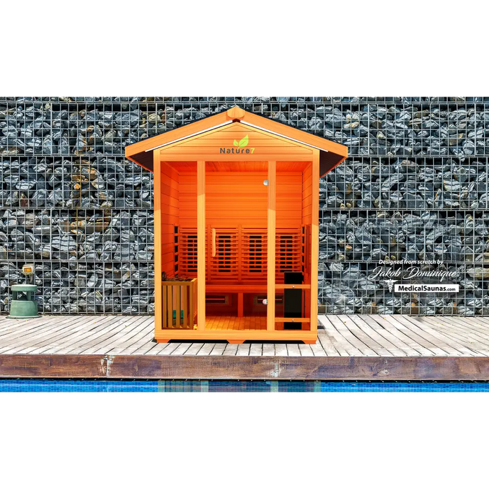 Medical Sauna Nature 7 Infrared Outdoor Hybrid Sauna Outdoor