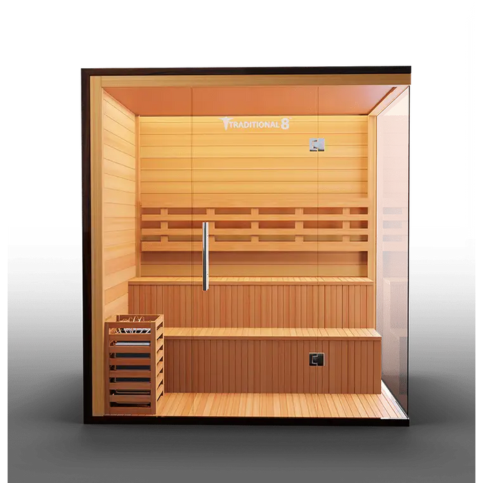 Medical Sauna Traditional 8 Plus Steam SaunaFront View