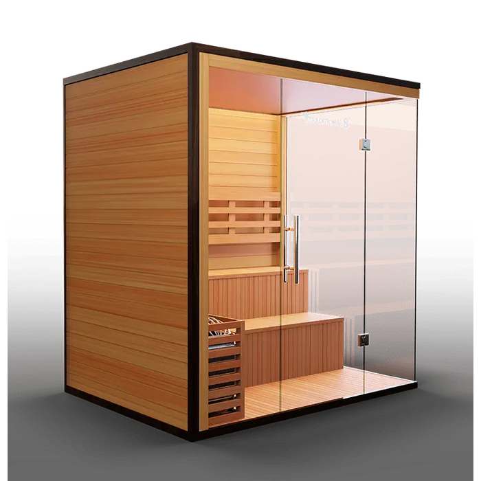 Medical Sauna Traditional 8 Plus Steam Sauna Side View