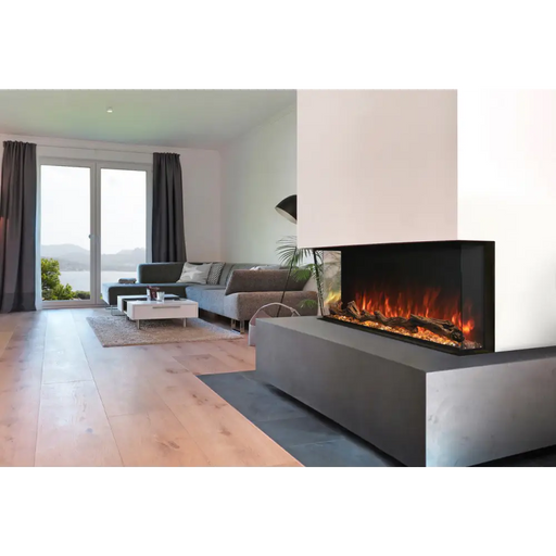 Modern Flames LPM-4416 44 Inch Landscape Pro Multi-Sided Built In Electric Fireplace Left Corner