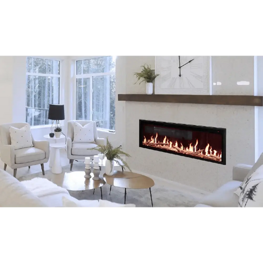 ORION 100 SLIM HELIOVISION FIREPLACE (6 DEEP - 15 VIEWING) -