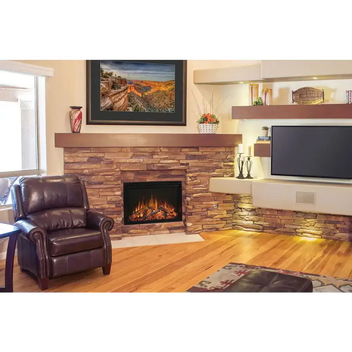 Modern Flames RS-2621 26 Inch RedStone Built-In Electric Fireplace Living Area