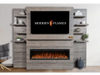 WEATHERED WALNUT COLOR - ALLWOOD FIREPLACE WALL SYSTEM (10’W