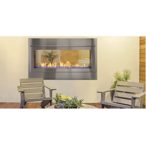 Monessen 48 Inch Artisan Vent Free See-Through Linear Gas Fireplace with IPI Plus Ignition Outside