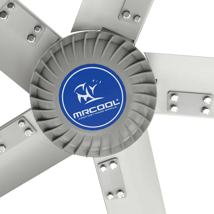 MRCOOL 24 ft. 6 Blades Commercial Gray Fan – 240V 60Hz Single Phase