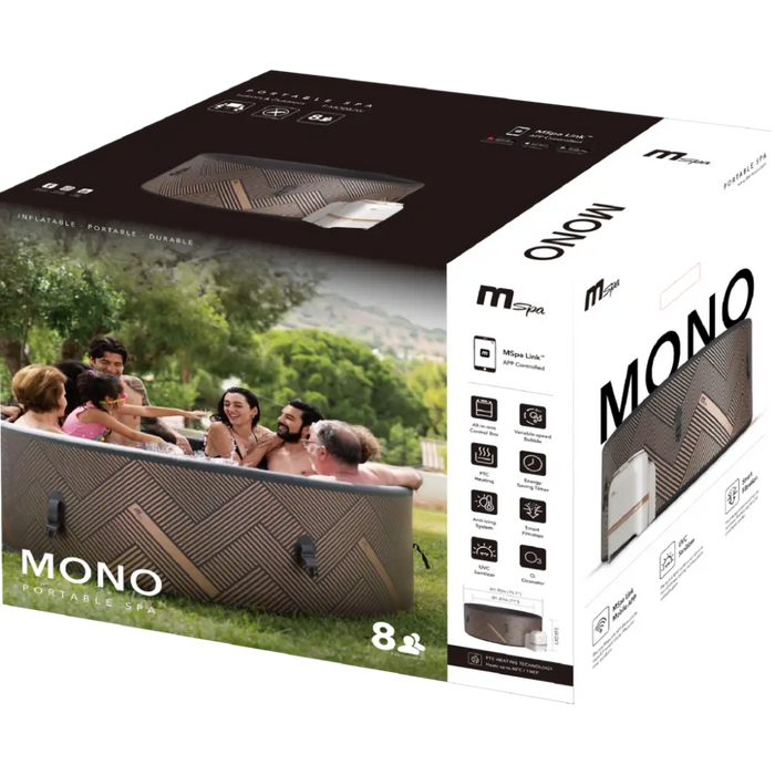 MSPA FRAME Mono Round 6 Person Inflatable Hot Tub Spa -