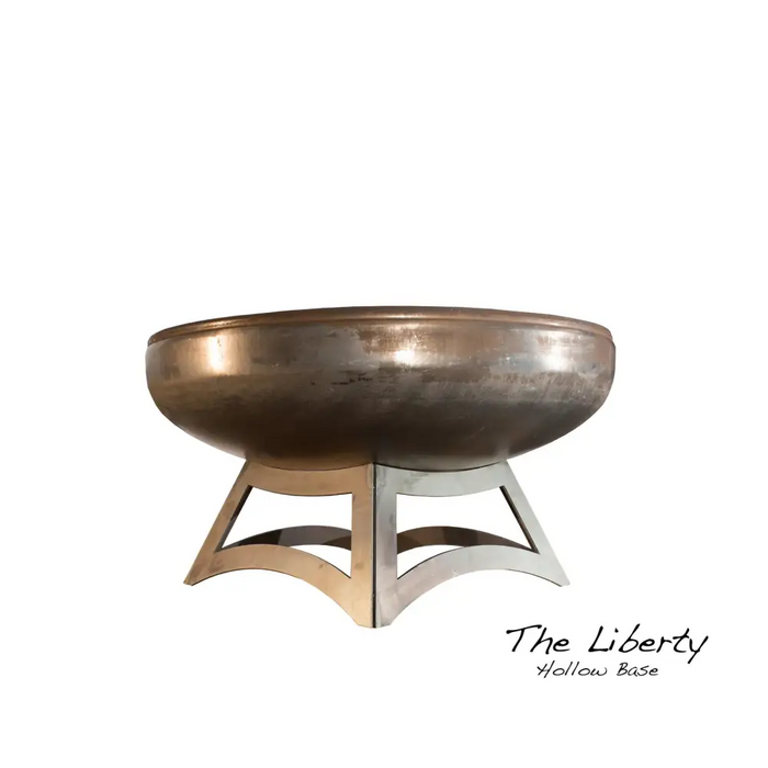 Liberty Fire Pit with Hollow Base (Made in USA) - Outdoor 
