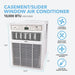 Perfect Aire 10000 BTU Casement Slider Window Air Conditioner