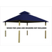 Riverstone Industries ACACIA AGOK12 12 sq. ft. Gazebo Roof Framing And Mounting Kit with Outdura Canopy Pacific Blue