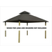 Riverstone Industries ACACIA AGOK12 12 sq. ft. Gazebo Roof Framing And Mounting Kit with Outdura Canopy Taupe