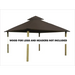 Riverstone Industries ACACIA AGOK12 12 sq. ft. Gazebo Roof Framing And Mounting Kit with Outdura Canopy Desert Beige