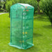 Riverstone Industries PE Rolling Portable Greenhouses with Opaque Cover 4 Tier
