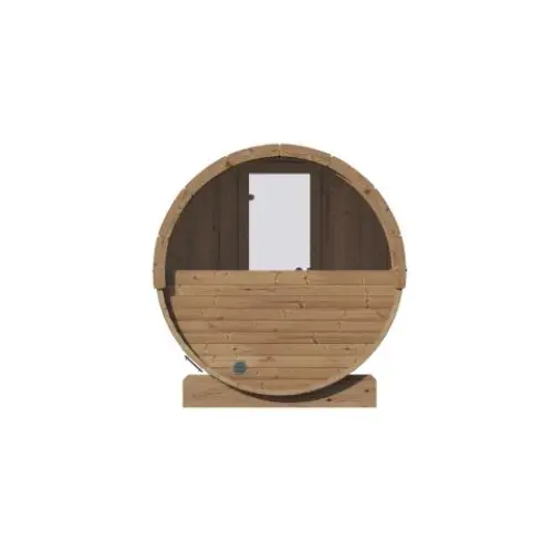 Sauna Life Model E8W Sauna Barrel-Window - Sauna Barrel