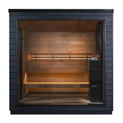 Sauna Life Model G6 Pre-Assembled Outdoor Home Sauna - Sauna