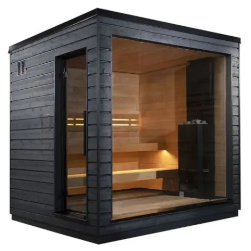 Sauna Life Model G6 Pre-Assembled Outdoor Home Sauna - Sauna