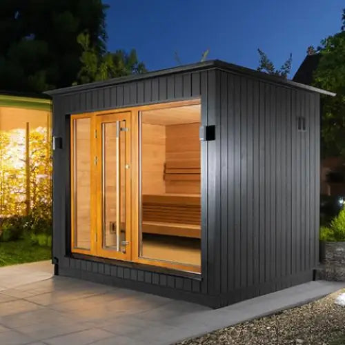 Sauna Life Model G7 Pre-Assembled Outdoor Home Sauna