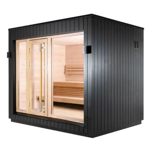 Sauna Life Model G7 Pre-Assembled Outdoor Home Sauna - Sauna