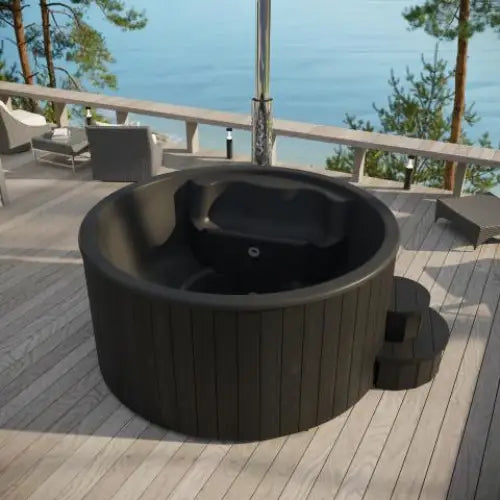 Sauna Life Model S4 Wood-Fired Hot Tub - Health & Wellness