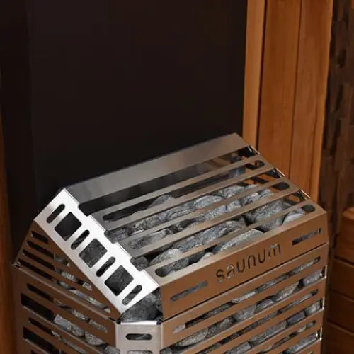 Saunum AIR 10 9.6kW Sauna Heater - Stainless - Health &