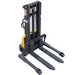 Semi-Electric Power Lift Straddle Stacker 3300Lbs