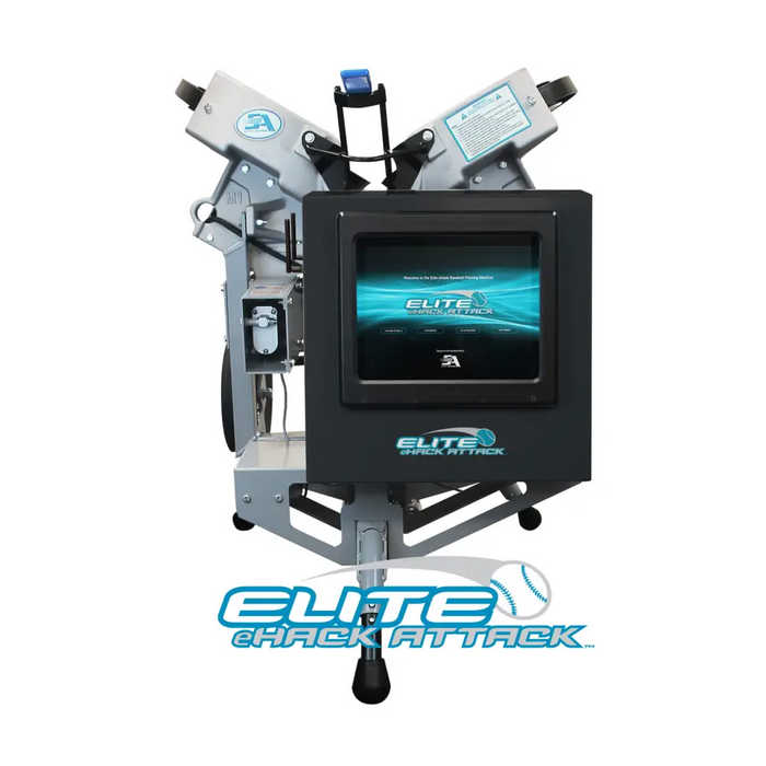 Sports Attack Elite eHack Attack Softball Pitching Machine Farther View