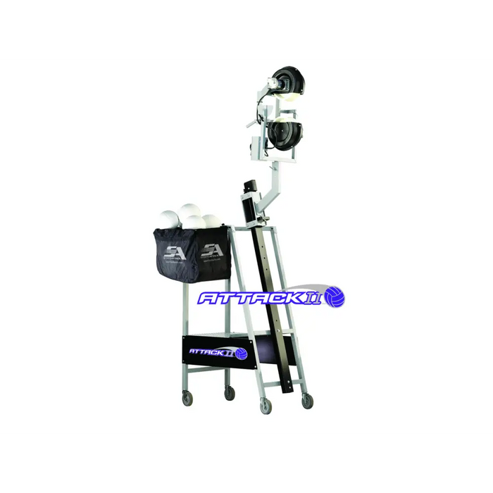 Sports Attack Attack II Volleyball Pitching Machine Farther View
