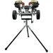 Sports Attack Snap Attack Football Pitching Machine with Cart Clamp Front View