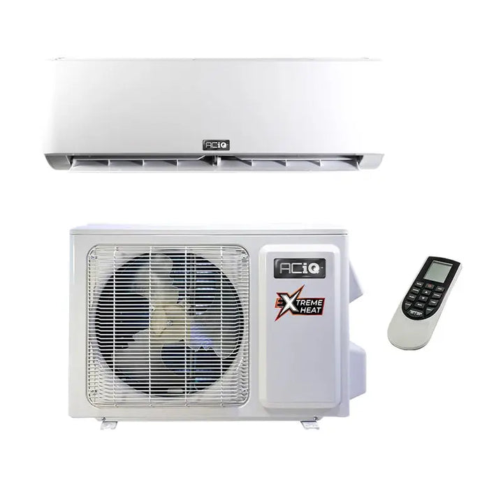 Stealth Comfort 30,000 BTU 19 SEER ACiQ Single Zone Wall Mount Mini Split System w/ Extreme Heat and WiFi