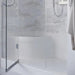Aquatique 60 x 32 Right Drain Shower Base - plumbing