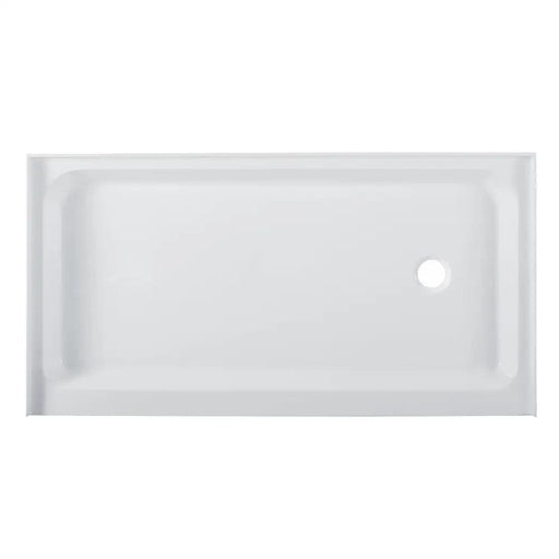 Voltaire 60 x 32 Right-Hand Drain Shower Base - plumbing