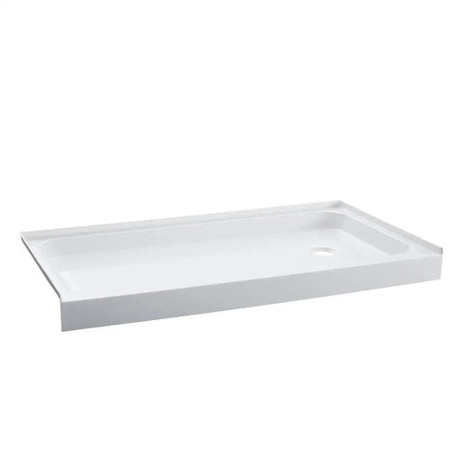 Voltaire 60 x 32 Right-Hand Drain Shower Base - plumbing