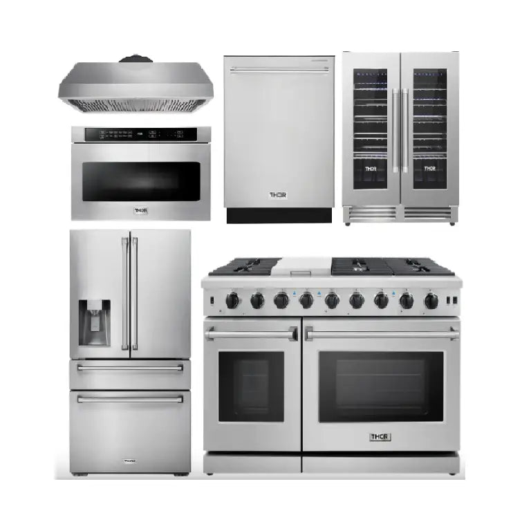 Thor Kitchen Appliance Package - 48 in. Propane Gas Range