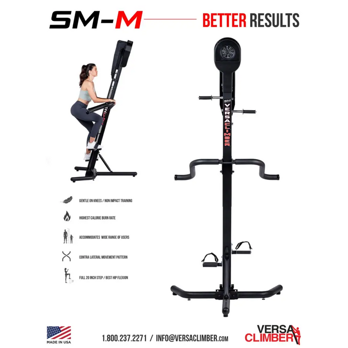 Buy VERSACLIMBER CL-108SMMAG SPORT MODEL WITH MAGNETIC RESISTANCE + VB ...