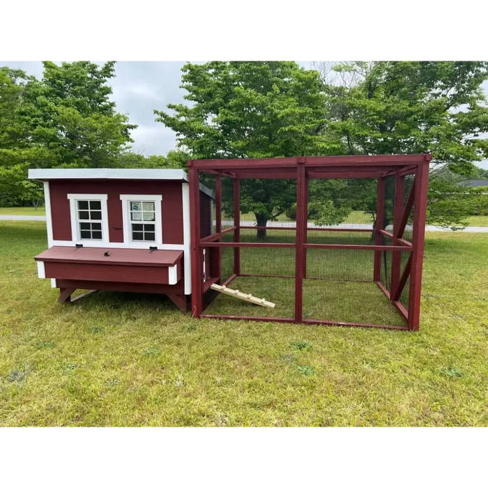 Wooden 16 Ft. Chicken Run (8’W X 16’L X 6’3”H)