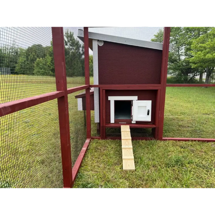 Wooden 16 Ft. Chicken Run (8’W X 16’L X 6’3”H)