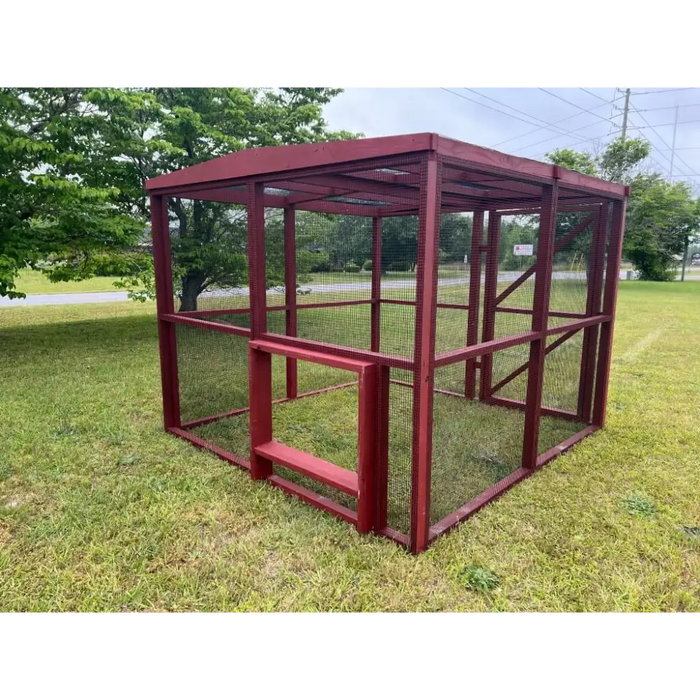 Wooden 8 Ft. Chicken Run (8’W X 8’L X 6’3”H)