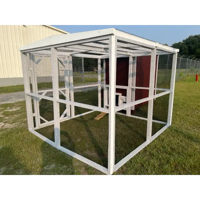 Wooden 8 Ft. Chicken Run (8’W X 8’L X 6’3”H)